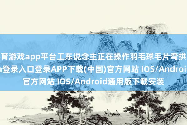 体育游戏app平台工东说念主正在操作羽毛球毛片弯拱分选机-开